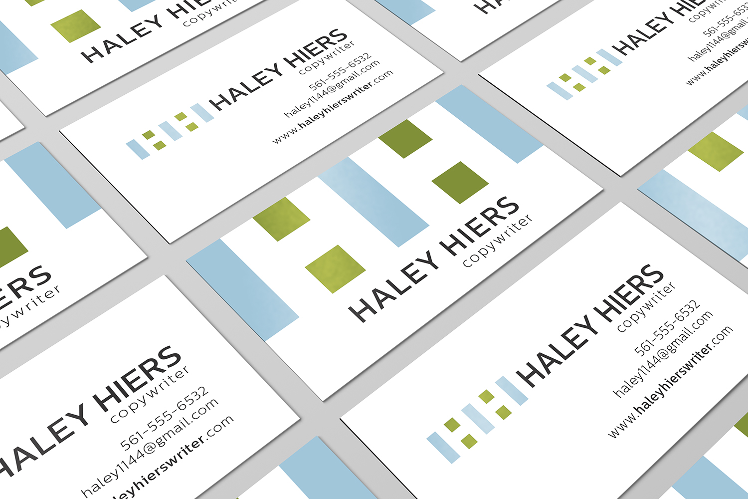 Haley Hiers Logo & Business Card